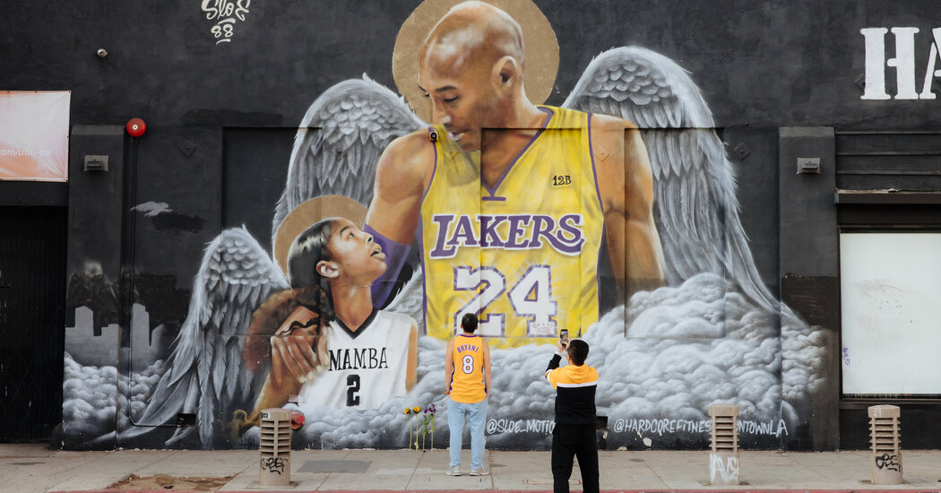 Kobe Bryant încă domnește peste Los Angeles pe sute de murale